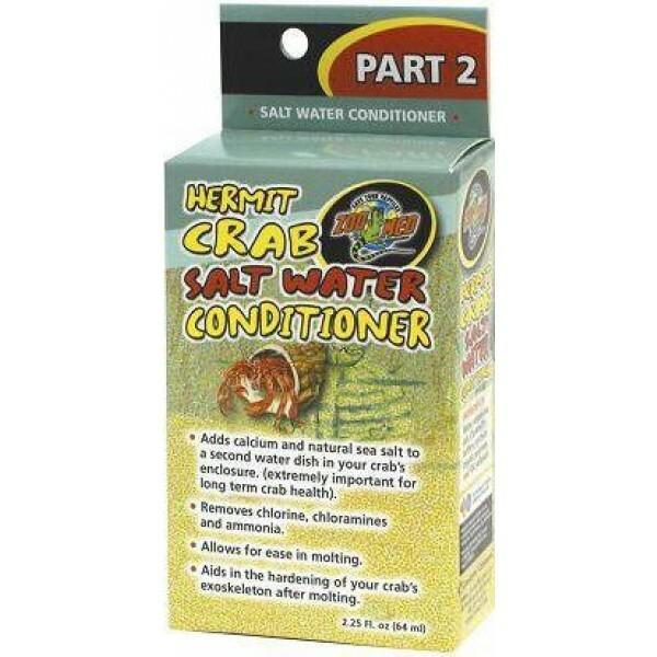 Hermit Crab Salt Water Conditioner - 64ml (Zoo Med)