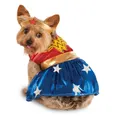 DC Comics Superhero Pet Dogs Wonder Woman Dress Up Halloween Costume Size M