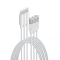3 Pack Apple MFI Certified Lightning to USB Cable (2m) - Afterpay & Zippay Available