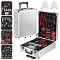 Advwin 999-Piece Portable Tool Kit Trolley Repair Hand Tools(Silver)