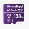 Western Digital WD Purple 128GB MicroSDXC Card 24/7 -25°C to 85°C Weather Humidity Resistant for Surveillance IP Cameras mDVRs NVR Dash WDD128G1P0C