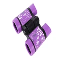 Kids Binoculars 4x30 High-Resolution Optics Binoculars Kids Toy(Purple)