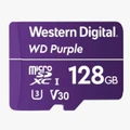 WESTERN DIGITAL Digital WD Purple 128GB MicroSDXC Card 24/7 -25C to 85C Weather Humidity Resistant for Surveillance IP Cameras mDVRs NVR Dash WDD128G1P0A