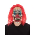 Bristol Novelty Unisex Adults Clown Circus Creep Halloween Mask (Red/Blue) (One Size)