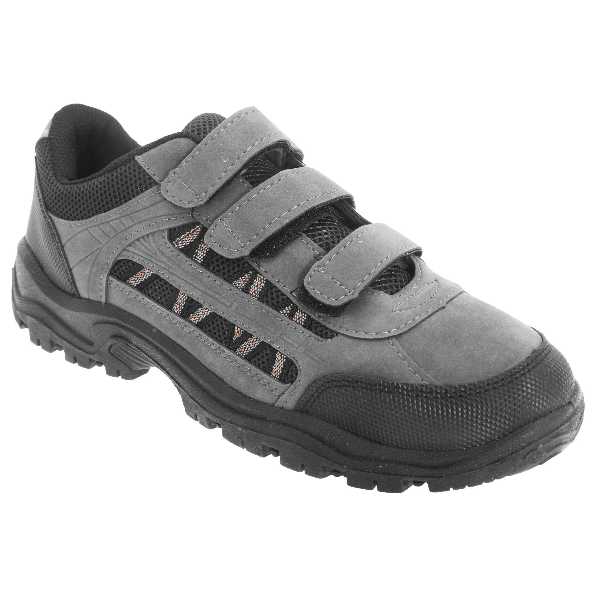 Dek Mens Ascend Triple Touch Fastening Trek Hiking Trail Shoes (Grey/Black) (13 UK)