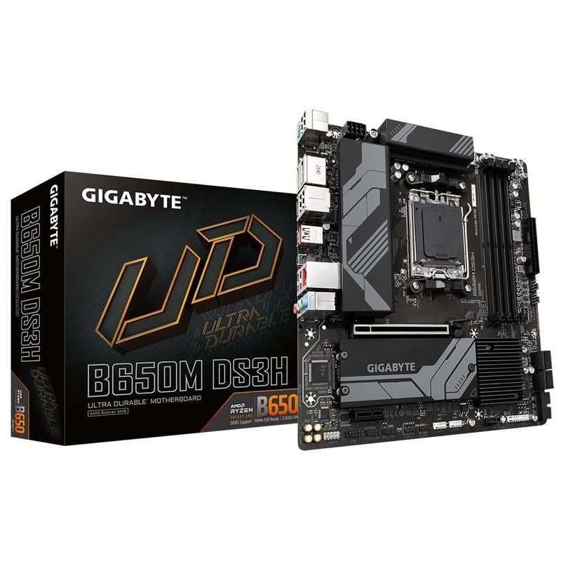 Gigabyte B650M DS3H 1.0 B650M DS3H Micro-ATX Motherboard, Support AM5 Socket, DDR5 RAM