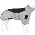 GoodGoods Pet Puppy Dog Warm Padded Vest Coat Clothes Winter Jacket Apparel (Black, XL)