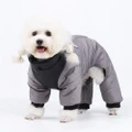 GoodGoods Dog Down Jacket Winter Warm Thicken Pet Puppy Jacket Clothes (Gray, M)