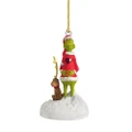 Vicanber Christmas Tree Decor Props Creative Green Monster Hanging Ornament Pendant (F)