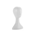 Plastic Female Mannequin Wig Hair Hat Scarf Manikin Head Model Display Stand White