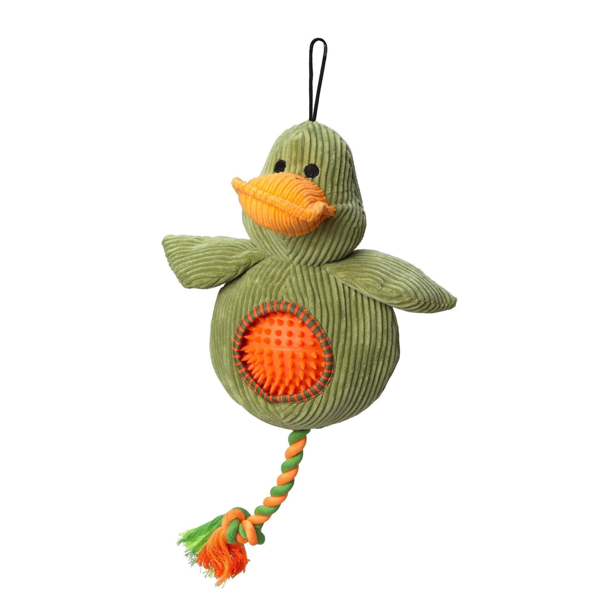 House Of Paws Duck Dog Toy (Green/Orange/Yellow) (One Size)