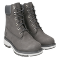 Timberland Womens Lucia Way 6 Inch Boot Leather Waterproof - Mid Grey Nubuck - US 6