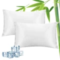 LINENOVA 100% Bamboo Pillowcases Cooling Ultra Soft Silky Touch