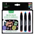 6pc Crayola Signature Neon Light Effects Drawing Marker Pens w/ White Paint Pen