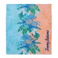 Tommy Bahama Pineapple Splash Printed 91x173cm Cotton Beach Towel Aqua/Coral