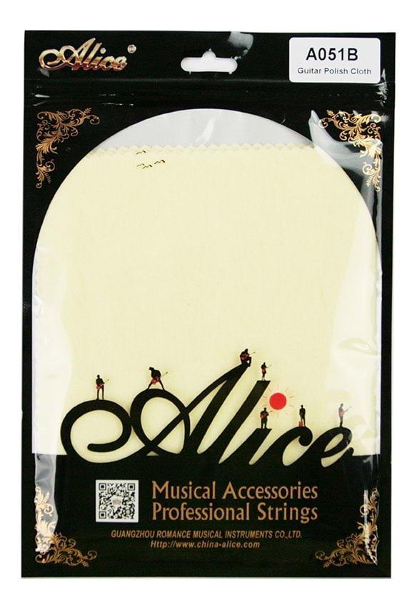 Alice A051B Guitar Polish Cloth Clean and Polish Bass Drums Stringed Instruments