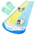 480cm Water Slide with 2 Bodyboards Outdoor Water Toys