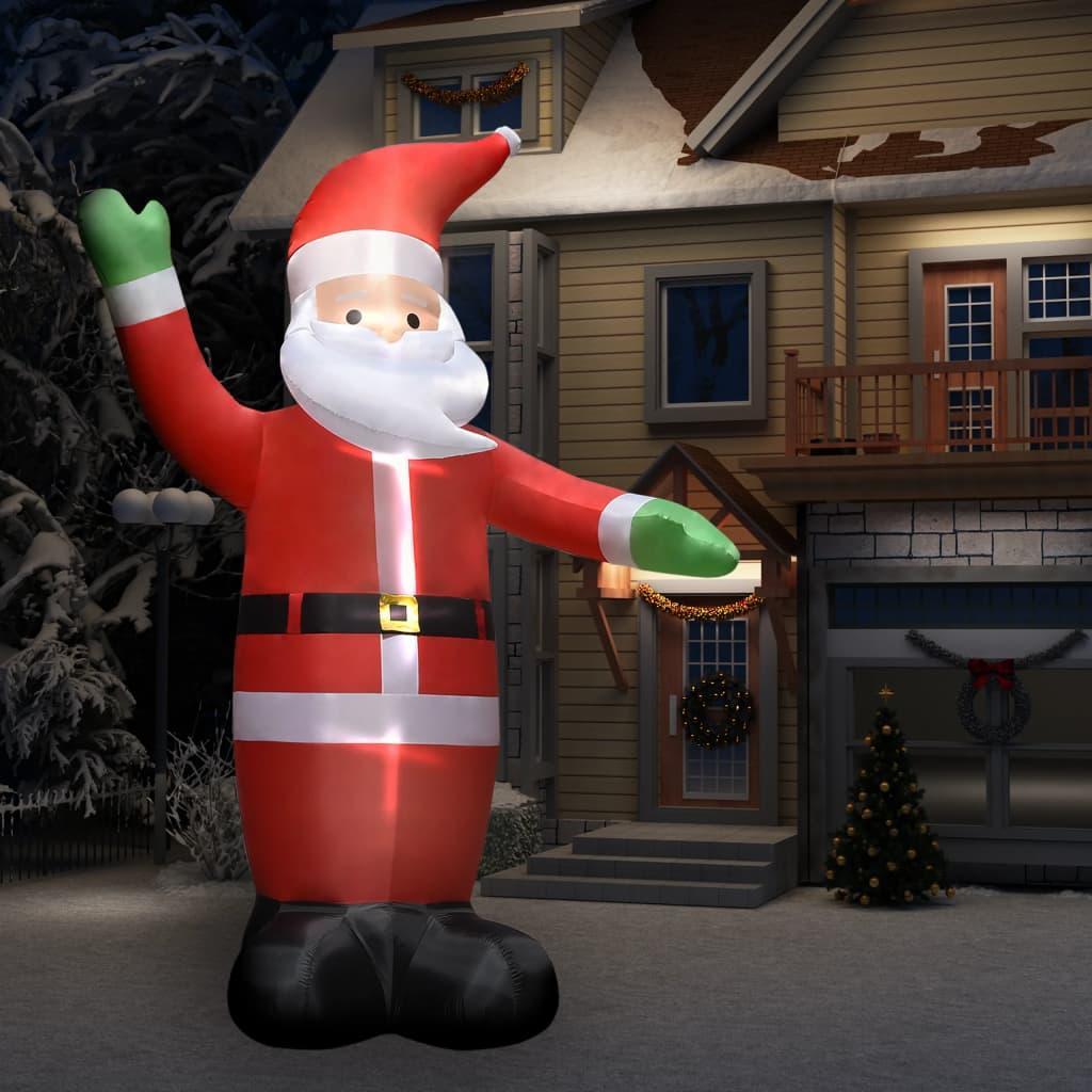 Inflatable Santa Claus with LEDs Christmas Decoration IP44 4.5 m vidaXL