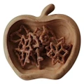 Wooden Serving Tray Snacks Food Trays Fruit Platters for Kitchen Counter Party Decor-Apple Style