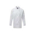 Premier Mens Coolchecker Long-Sleeved Chef Jacket (White) (XXL)
