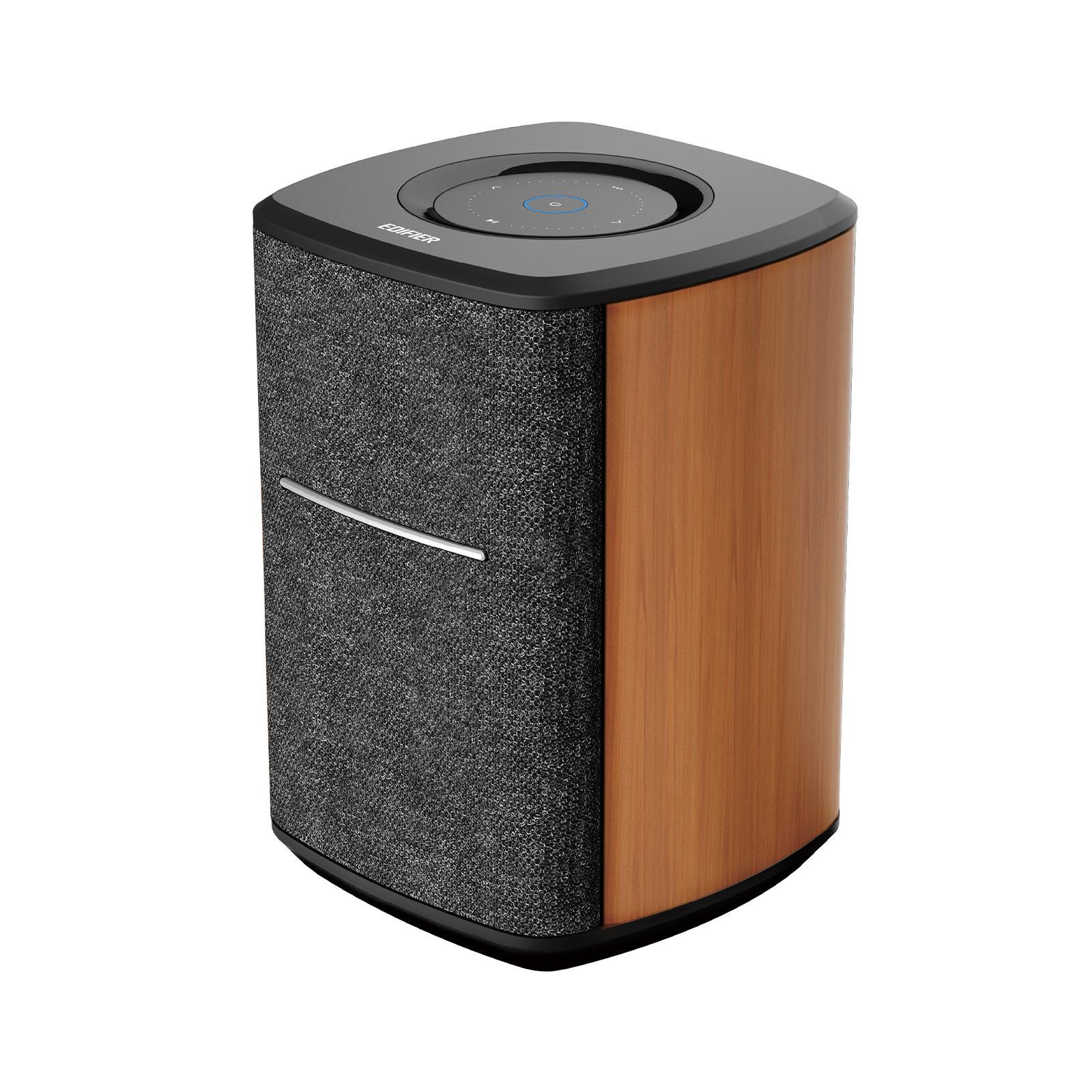 Edifier Wifi Smart Speaker without Microphone, works with Alexa, supports AirPlay 2, Spotify,TIDAL CONNECT, 40W RMS One-Piece Wi-Fi and Bluetooth Sound System, No Mic MS50A