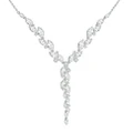 Paloma Statement Necklace with Swarovski Crystals Rhodium Plated