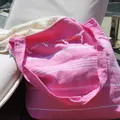 Accessorize De La Mer Hot Pink Beach Bag