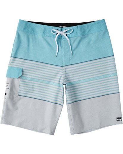 Billabong Mens All Day Heather Stripe Pro Boardshorts 20-Inch - Charcoal - 40