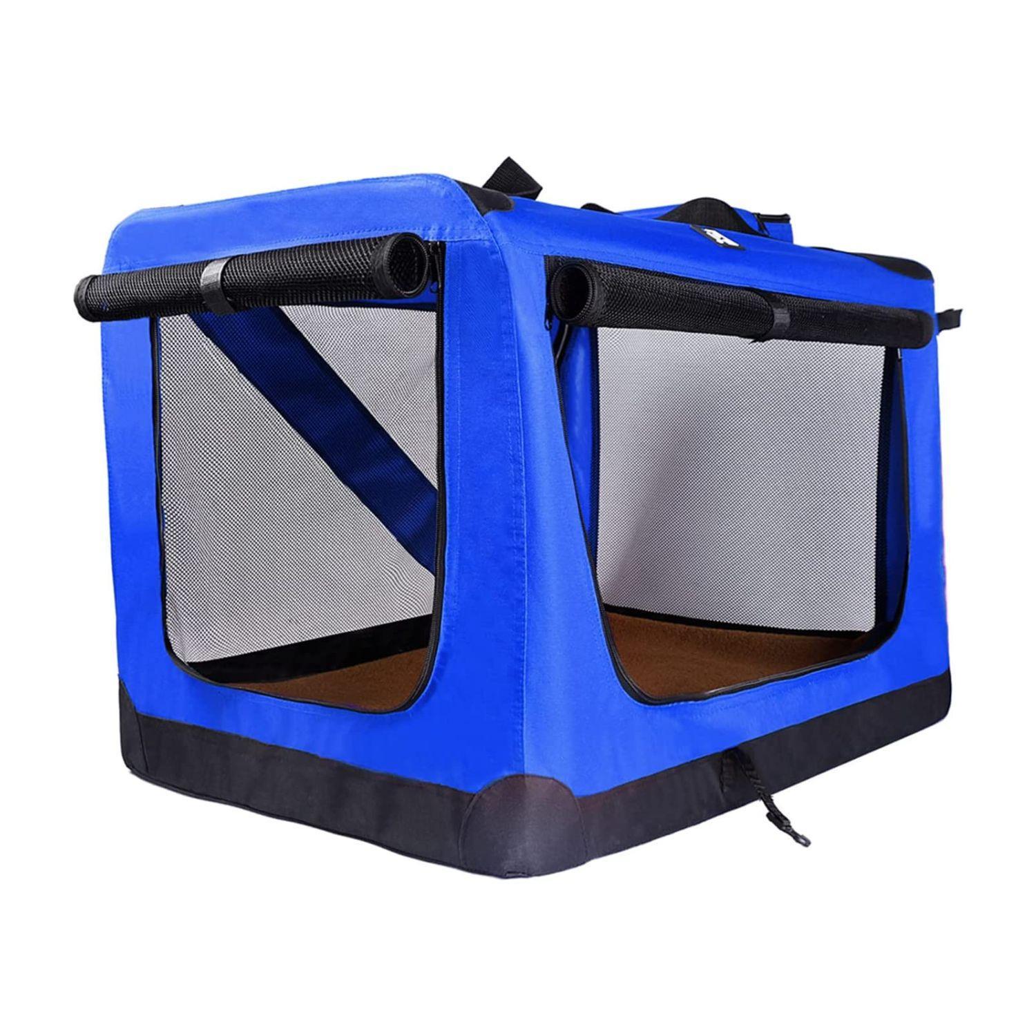 FLOOFI Portable Pet Carrier XL Size (Extra Large, Blue)
