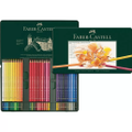 60 Faber-Castell Polychromos Artist Colour Colouring Pencils Tin Set