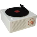 Bluetooth Speaker White Vinly Record Player Style Cute Look Creative-white