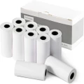 10 Rolls Print Paper for Kids Instant Print Camera & Mini Printer, Zero Ink Thermal Paper Drawing Thermal Paper, White