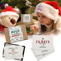 GoodGoods Christmas Advent Calendar Cards Family Movie Playlist Song Countdown Gift for Adults Kids (Movie)