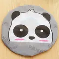 Women Cartoon Animal Shower Bath Cap Waterproof PVC Adults Kids Bathing - Panda