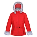 Regatta Womens/Ladies Willabella Faux Fur Trim Jacket (Code Red) (12 UK)