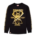 Lego Ninjago Boys Samurai Long-Sleeved T-Shirt (Black/Gold) (5 Years)