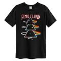 Amplified Unisex Adult Pyramid Tree Pink Floyd T-Shirt (Black) (L)