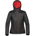 Stormtech Womens/Ladies Gravity Thermal Padded Jacket (Black/True Red) (XS)