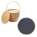 Sunnylife Round Towel and Picnic Basket Set