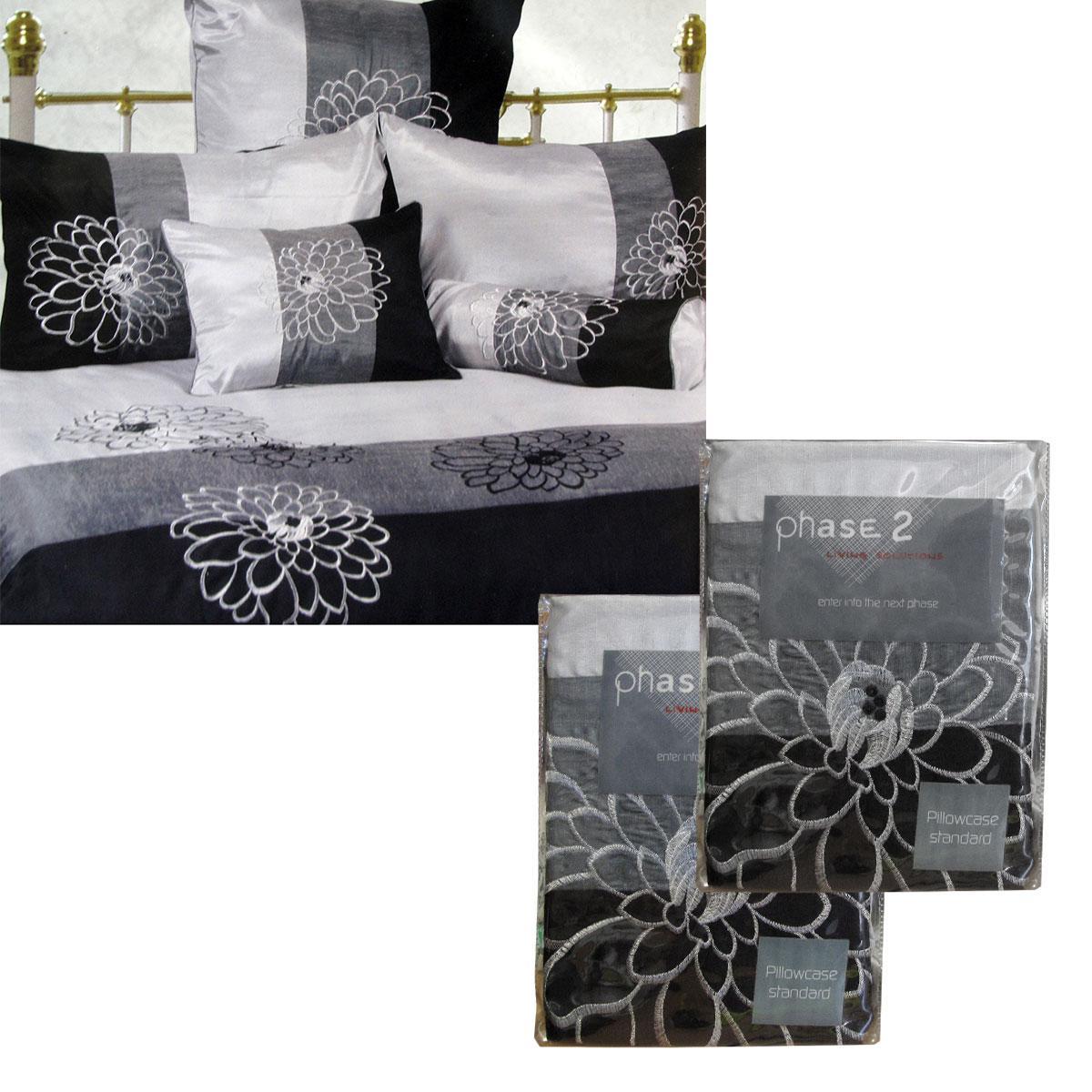 Phase 2 Pair of Georgina Standard Pillowcases 48 x 73 cm