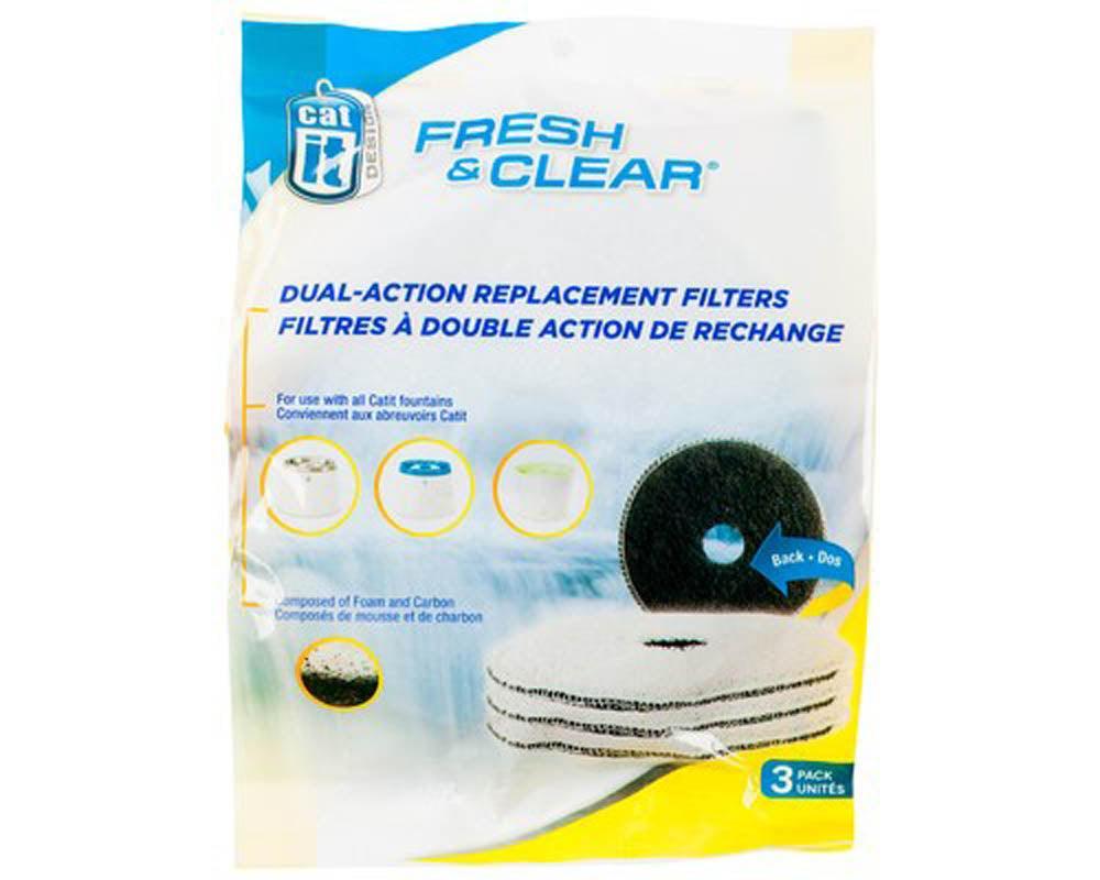 Catit Fresh & Clear Cat Drinking Station Replacement Filters 3 Pack