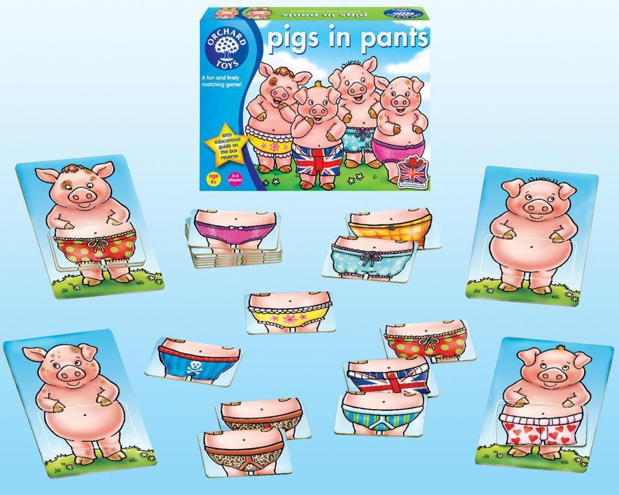 Orchard Toys Pigs in Pants Fun Educational Matching Game