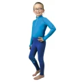 Hy Childrens/Kids DynaMizs Ecliptic Horse Riding Tights (Cobalt Blue/Ocean Blue) (9-10 Years)
