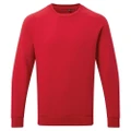Asquith & Fox Mens Organic Crew Neck Sweatshirt (Cherry Red) (S)