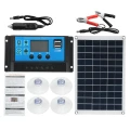 100W Solar Panel Kit 12V Battery Charger 40A LCD Controller For Caravan Van Boat