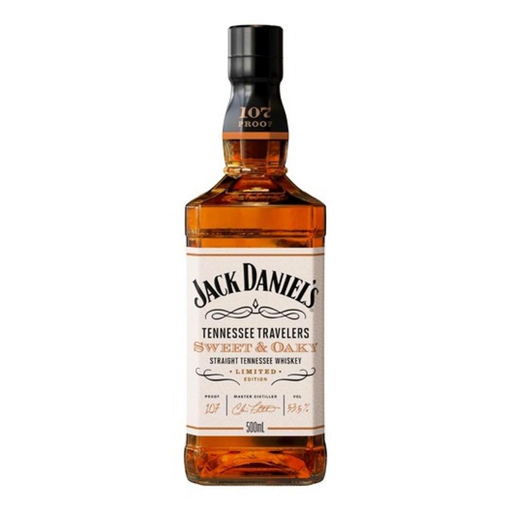 Jack Daniel's Tennessee Travelers Sweet & Oaky Straight Tennessee Whiskey 500mL