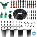 40m Manual Automatic DIY Micro Drip Irrigation System Auto Manual Timer Plant Watering Garden Hose Tool Set