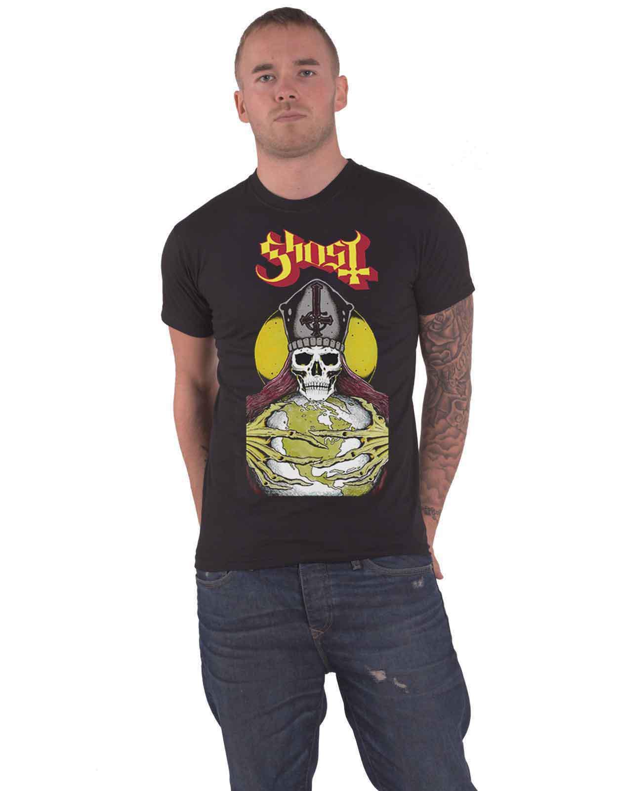 Ghost T Shirt Blood Ceremony band logo new Official Mens Black