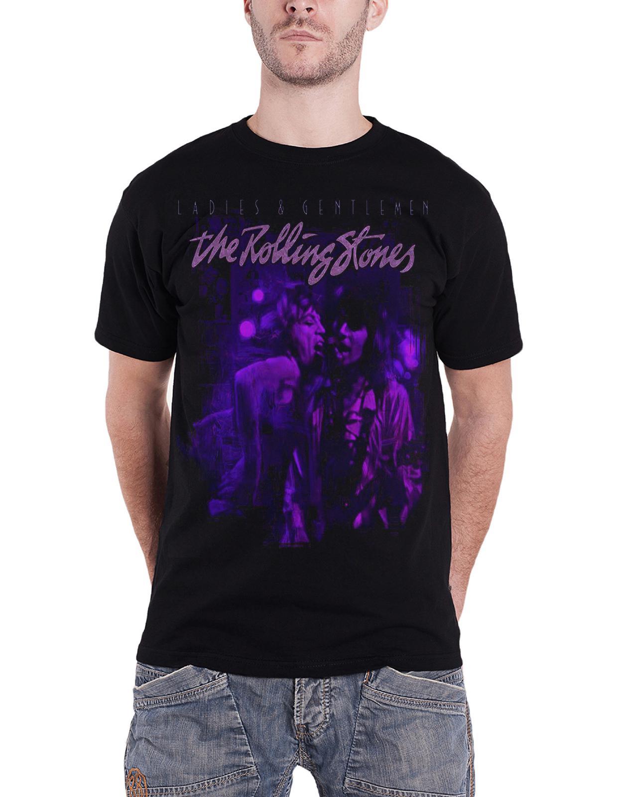 The Rolling Stones T Shirt Mick and Keith Together new Official Unisex Black