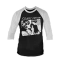Sonic Youth Baseball T Shirt Goo Band Logo new Official Mens Black 3/4 Sleeve